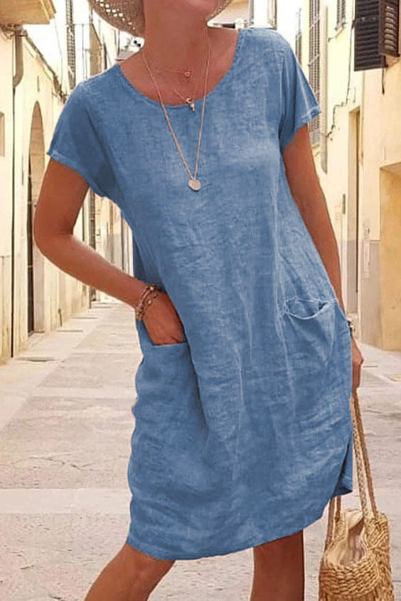 Liam - Short-sleeved casual dresses