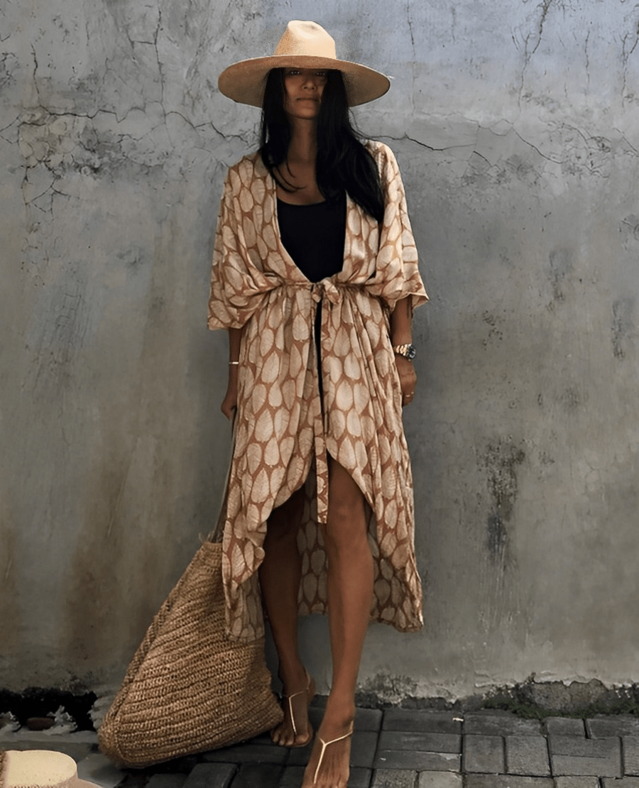 Palm Isle - Sexy Beach Kimono Robe