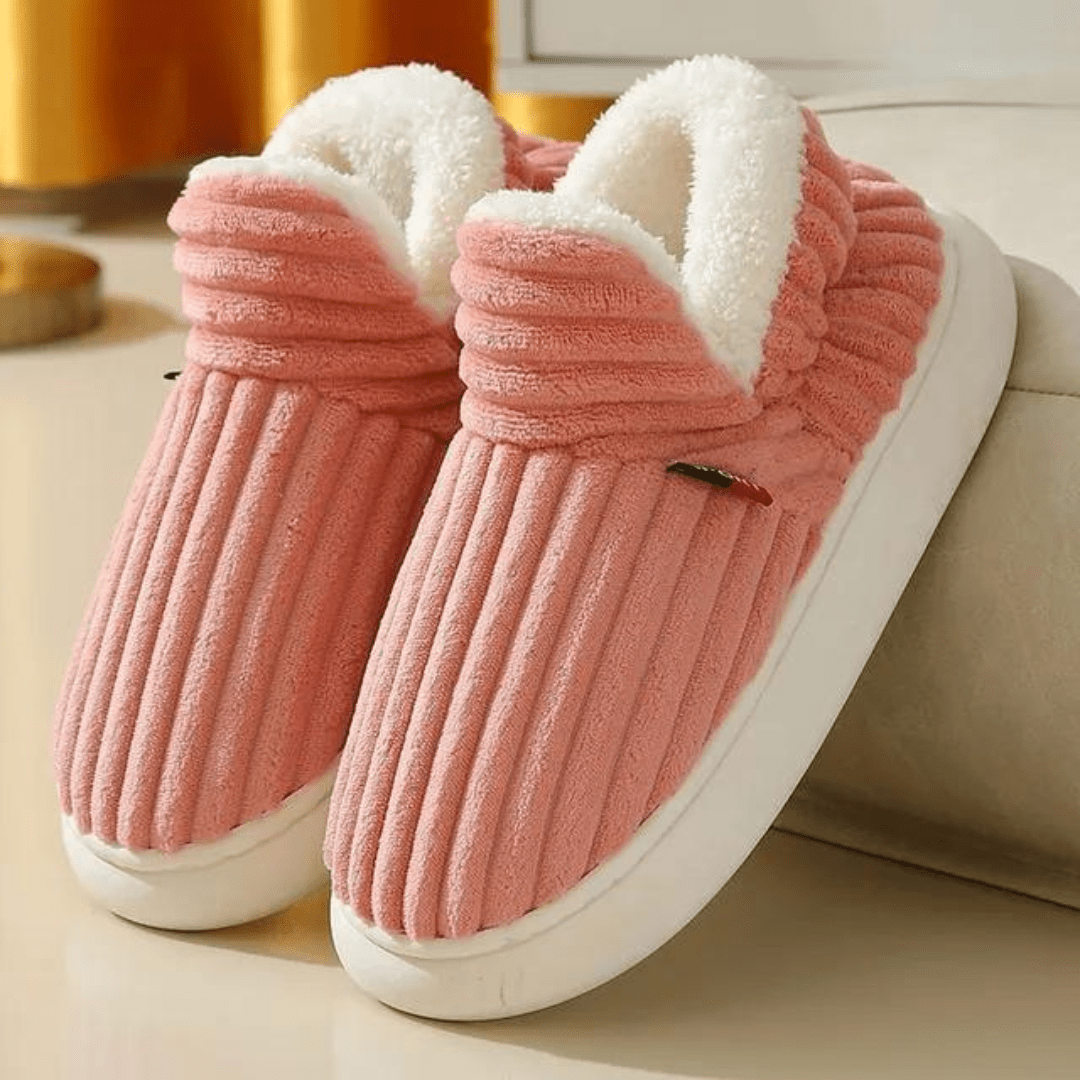 Ultimate foot comfort with plush slippers