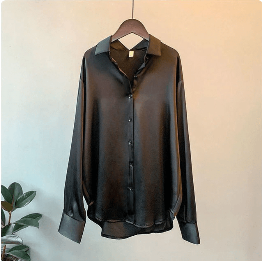 Satin shirt for women