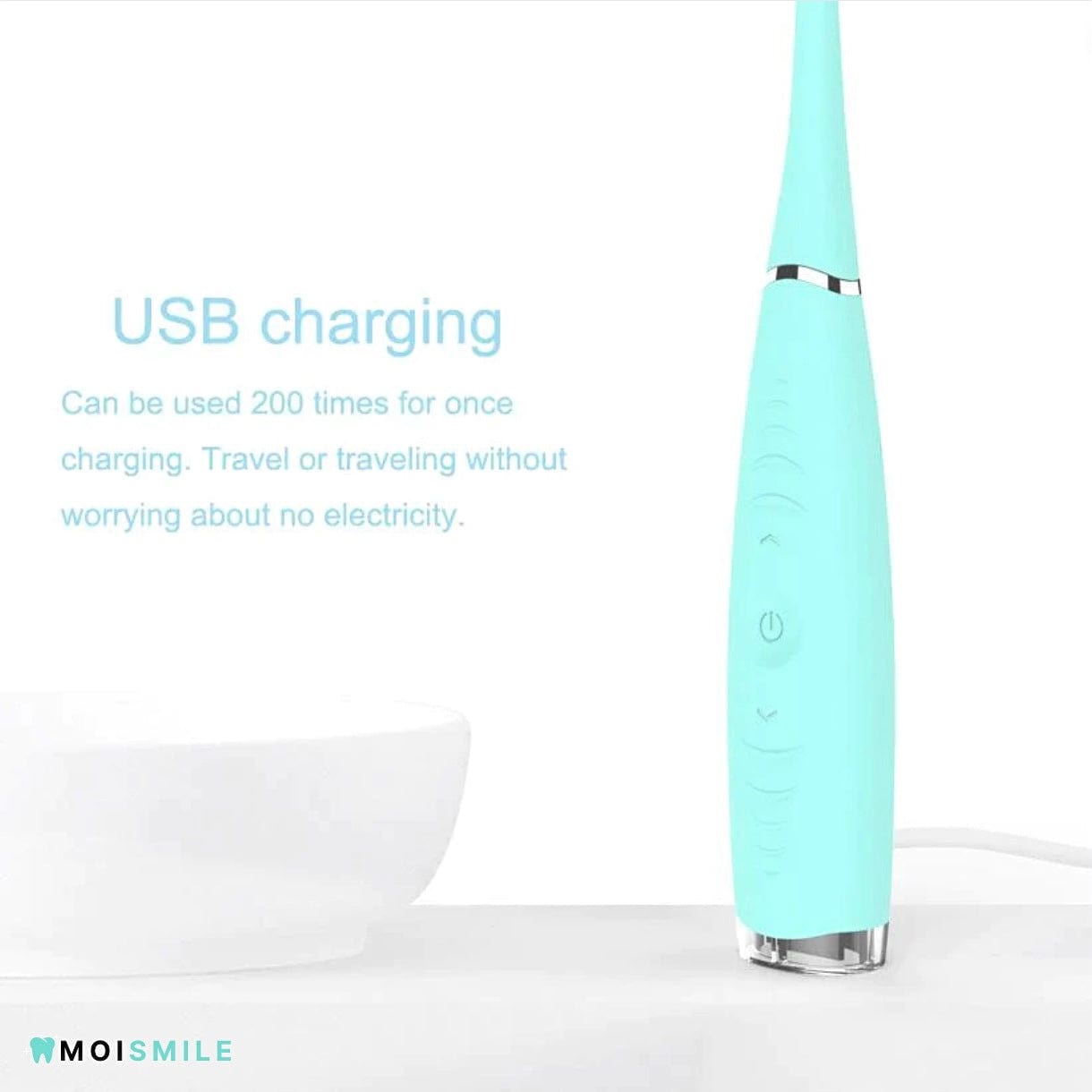 MoiSmile - Ultrasonic Tooth Cleaning Wand