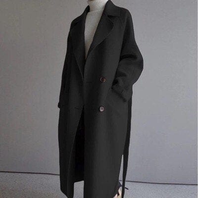 Long wool coat for the winter