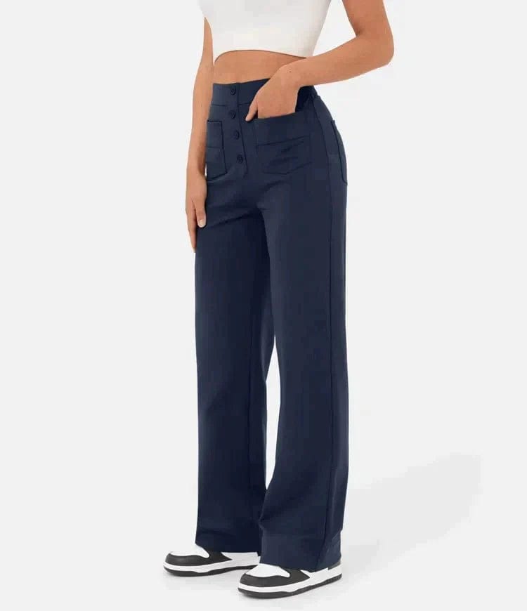 Diana - High-Waisted Elastic Pants