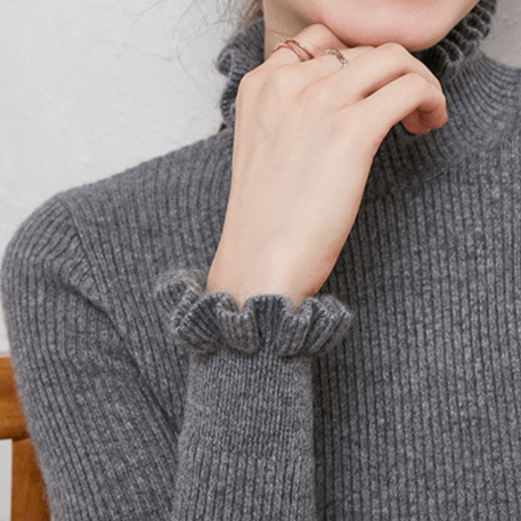 Laura - Cashmere turtleneck sweater