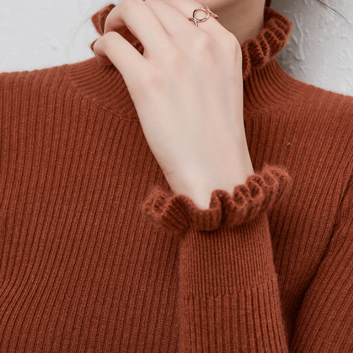 Laura - Cashmere turtleneck sweater